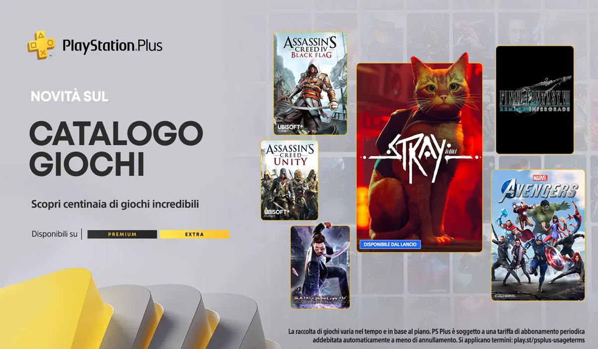 PlayStation Plus Extra e Premium: Sony svela l’elenco dei giochi di luglio 2022